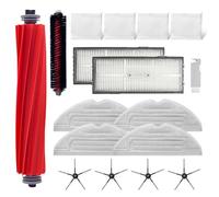 Home Times Set di accessori per Roborock S7 Pro Ultra/Roborock S7 MaxV Ultra, 1 spazzola a rullo, 1 spazzola autopulente, 2 filtri Hepa, 4 spazzole laterali, 4 salviette, 4 sacchetti per la polvere