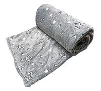 Home Tresor - Coperta che si Illumina al Buio - Disegno Cielo Stellato | Letto Singolo cm. 160x200