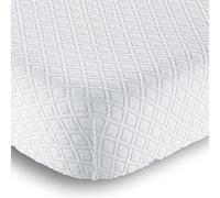 Home Tresor - Coprimaterasso Elasticizzato con Lavorazione Jacquard, Adatto per Materassi con Altezza fino 25 cm, 100% Poliestere, (Una Piazza e Mezza)