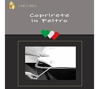 Home Tresor - Coprirete Matrimoniale in Feltro, Copri Doghe 2 piazze con elastici cm 170 x 190, 100% Poliestere, Made in Italy, Bianco