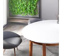 Home Tresor Copritavolo in Feltro SottoTovaglia Proteggi Tavolo Mollettone Rotondo con Elastico sul Perimetro Alta Qualità Italiana per Tavoli Tondi da 110 a 130 cm Diametro