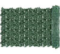Home Tresor - Siepe Finta per Recinzione, Edera Artificiale Ornamentale da Esterno per Balconi, Rotolo Frangivista Ombreggiante Giardino Ringhiera (0,5x3 mt)