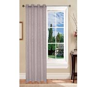 Home Tresor - Tenda da Interno per Salotto, Soggiorno, Camera da Letto | Tendone Effetto Glitter | 1 Tendone cm. 140 x 290 colore (Marrone)