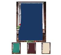 Home Tresor - Tenda da Sole da Esterno per Balcone/Terrazzo/Veranda con Anelli e Ganci per Applicazione, Resistente e Lavabile, 100% Poliestere, Tinta Unita Blu cm. 200x300