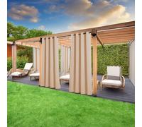 Home Tresor - Tenda Gazebo da Esterno Ombreggiante e Resistente per Giardino Patio Balcone Pergolato Protezione Solare e Privacy, 140x290 cm - Beige