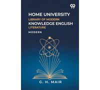 Home University Library Of Modern Knowledge English Literature Modern