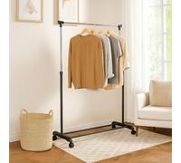 Home Vida Appendiabiti Singolo Regolabile, Argento