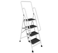Home Vida Scala a Gradini con Corrimano di Sicurezza Pieghevole Antiscivolo Resistente