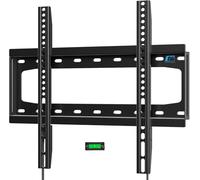 HOME VISION, HV8401, Supporto da parete fisso per la maggior parte dei televisori piatti e curvi da 26"-65" con VESA max 400 x 400 mm fino a 44,9 kg, adatto a perni in legno da 16"