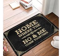 Home Where The Ho & Me Come Together - Tappetino per esterni, con accoglienti amici benvenuti