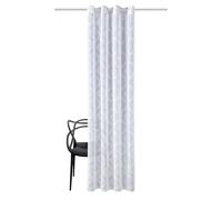 HOME WOHNIDEEN Tenda con occhielli Maui, Scherli a rombi, semitrasparente, 245 x 140 cm, colore bianco lana, dimensioni: 245 x 140 cm, numero: 1 x