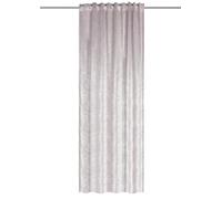 HOME WOHNIDEEN Tenda pronta Suela Thermosuede con stampa a pellicola, 245 x 135 cm, protezione contro correnti d'aria, colore: rosa, dimensioni: 245 x 135 cm, numero: 1 x