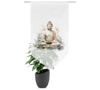 HOME WOHNIDEEN Zayra - Tenda per finestra in voile, stampa digitale