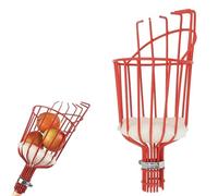 Home-X Cesto raccogli frutta con cuscino per evitare lividi (palo non incluso)