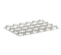 Home Xpert - 24 tamponi protettivi trasparenti quadrati, 12,6 x 12,6 mm, altezza 5,8 mm