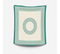 HOME ZEN HOUSEHOLD LINEN Telo copritutto matrimoniale con disegni tribali, 210x235 cm, 100% cotone indiano, colori vivaci (VERDE ACQUA, RODI)