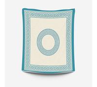 HOME ZEN HOUSEHOLD LINEN Telo copritutto matrimoniale con disegni tribali, 210x235 cm, 100% cotone indiano, colori vivaci (AZZURRO, RODI)