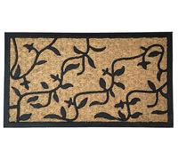 HOME ZEN HOUSEHOLD LINEN Zerbino art SPIDER IN fibra di cocco con stampe fantasiose tappeto ingresso casa asciuga passo con retro pvc per esterno e interno (40X70 CM RETTANGOLARE WELCOME)