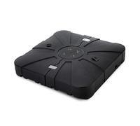 Home Zone Living 99,8 kg Pre-assemblati 86,4 cm Quadrati Resistenti 2 pz Base Ombrello w/Ruote rotolanti per Patio, Piscina, Cortile, Supporta Fino a 3 m Ombrello