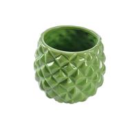 HOMEA 5CAP657VC Contenitori in Ceramica, Verde, Medium