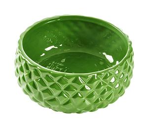 HOMEA 5CAP659VC Contenitori Ceramica, Verde, Small