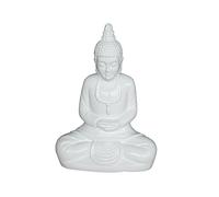 HOMEA 5dej1202bc Statua Disegno Buddha Clay lacca Fibre Bianco 39 x 22 x 52 cm