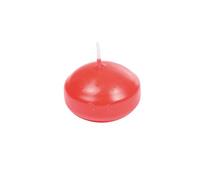 HOMEA 6bgd009ro - Set di 10 Candele galleggianti paraffina Rosso 8 x 8 x 13,5 cm