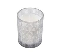 HOMEA 6BPV092GC Candele Verrine, Grigio, Small