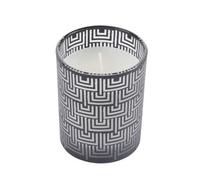 HOMEA 6BPV092NR Candele Verrine, Nero, Small