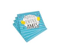 Homéa, Apero, set di 20 tovaglioli di carta, 3 pieghe, 33 x 33 cm