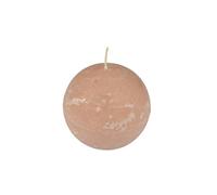Homéa, Candela Palla D7,5 x H7 cm Rustico Colore Tortora