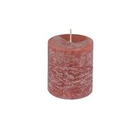 Homéa, Candela pilastro D6,8 x H7,5 cm, colore: Rosa