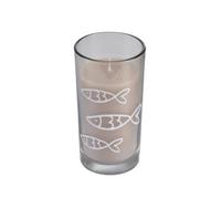 HOMEA Home 6BPV110TA Candele Verrine, Tortora, Small