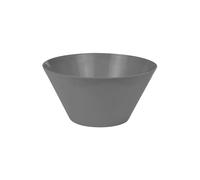 Homéa, Insalatiera conica in plastica, 3,3 l, D25 x 13 cm, antracite