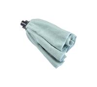 Homéa, Mop - Mop mocio in microfibra, 120 g, a doppio passo, colore: blu ghiaccio