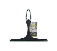 Homéa, Raschietto Bagno con Ventosa 24,5 Cm Antracite