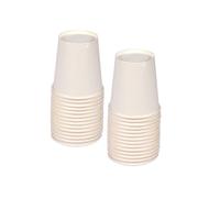 Homéa, Set di 100 bicchieri in cartone 20 cl, colore: bianco