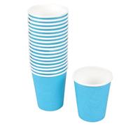 Homéa, Set di 20 bicchieri di vitamina in cartone, 23 cl, colore: Blu