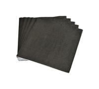 Homéa, Set di 20 tovaglioli di carta, 3 pieghe, 33 x 33 cm, vitamina nera