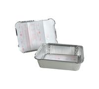 Homéa, Set di 5 vassoi in alluminio, 2 l, 26 x 19 x 6 cm