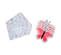 Homéa, Set Di 6 Invitati+Buste Di Compleanno Di Carta Principessa Natura