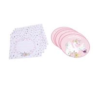 Homéa, Set di 6 inviti con buste di compleanno in carta cigno