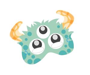 Homéa, Set di 6 maschere di cartone con occhio mobile H17,5 cm Mostri