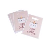 Homéa, Set di 6 sacchetti per caramelle in carta H23 cm Boho Cat