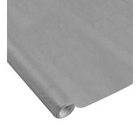 Homéa, Tovaglia Vitamina in carta damasca, 1,18 x 5 m, colore: Grigio
