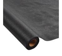 Homéa, Tovaglia Vitamina Intisse 1,20 x 10 m, colore: Nero