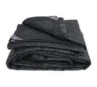 HomeABC 50% panno ombreggiante Rete solare in rete resistente ai raggi UV per piante da giardino Stagno Garage6,1,5 x 4,9 m neroCopertura esterna resistente alle intemperie