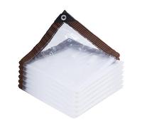 HomeABC Telone trasparente in poliestere resistente, 1,8 m x 3,5 m