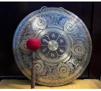 HomeAdri Gong tibetano fatto a mano da 50,8 cm con vibrazione sonora profonda Gong-Yoga meditazione guarigione Gong