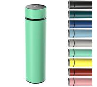 Homealexa 500ml Thermos Bottiglia Termica di Acqua in Acciaio Inox Bottiglietta Tazza Intelligente LED Temperatura Display Touch Smart Borraccia Isolante Sottovuoto